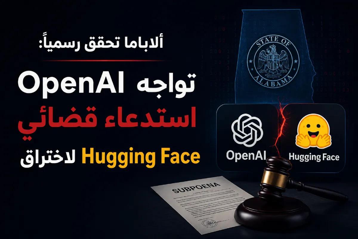 ألاباما تحقق رسمياً: OpenAI تواجه استدعاء قضائي لاختراق Hugging Face