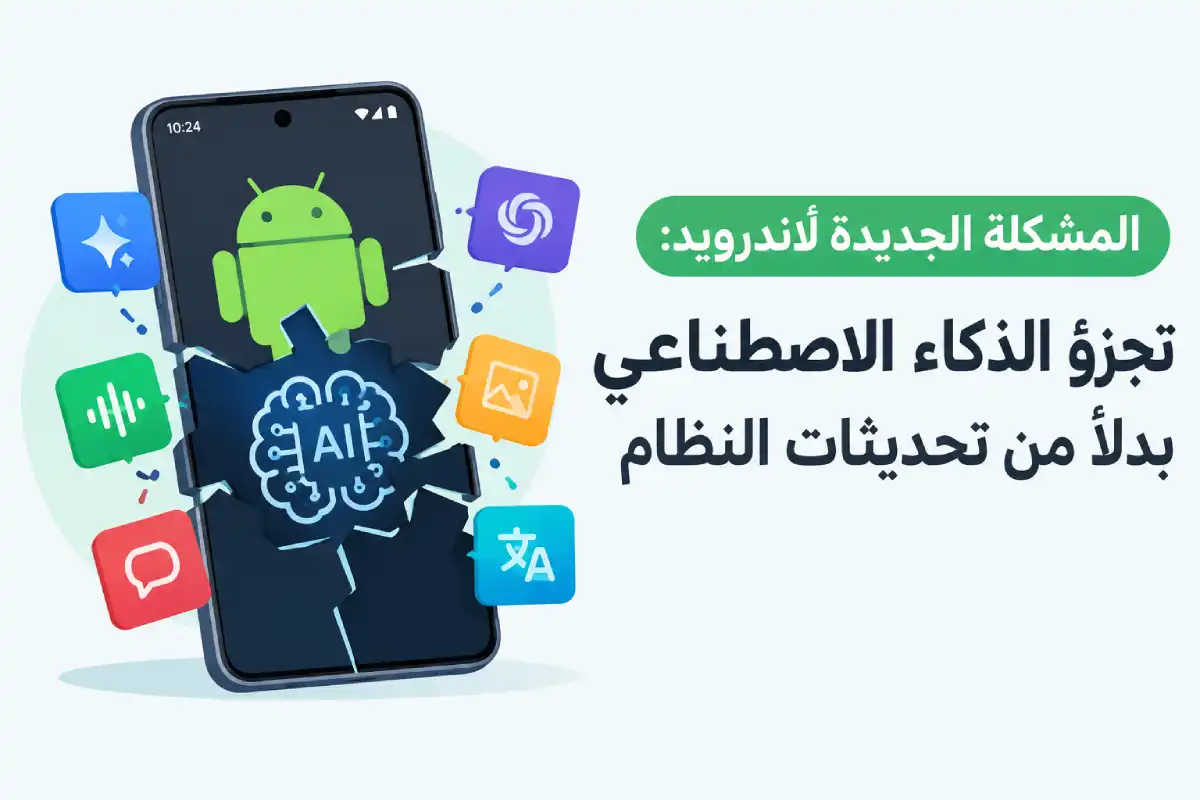 المشكلة الجديدة لأندرويد: تجزؤ الذكاء الاصطناعي بدلاً من تحديثات النظام