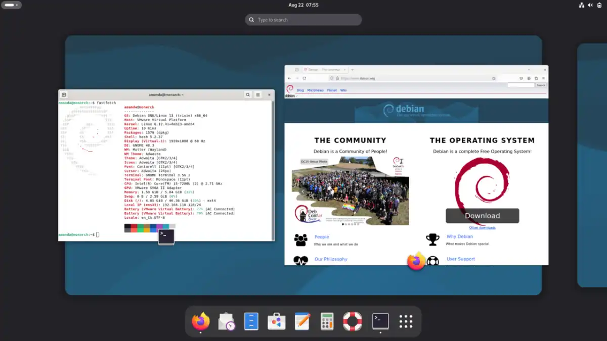 Debian Gnome