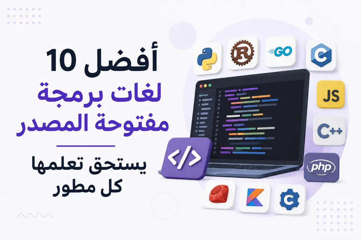 أفضل 10 لغات برمجة مفتوحة المصدر يستحق تعلمها كل مطور