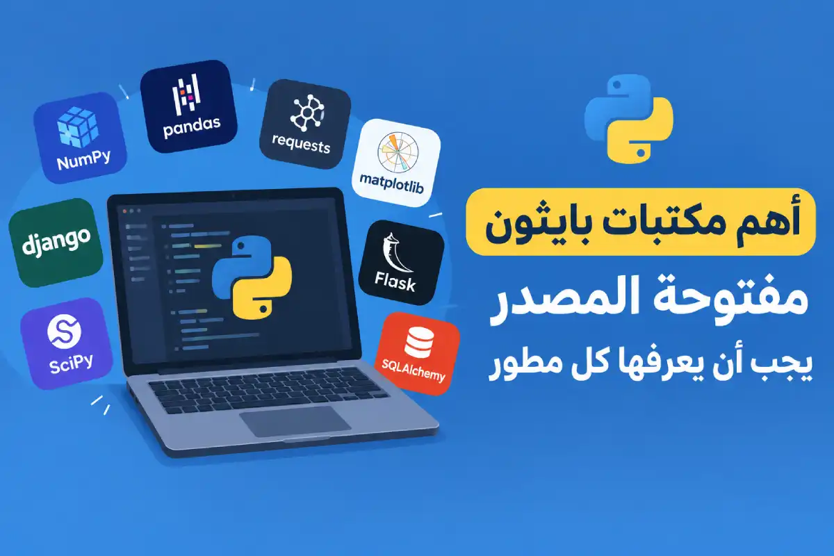 أهم مكتبات بايثون مفتوحة المصدر يجب أن يعرفها كل مطور