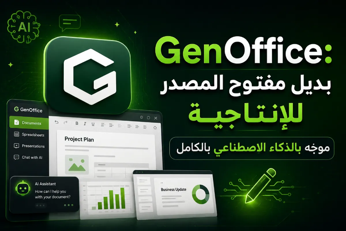 GenOffice: بديل مفتوح المصدر للإنتاجية موجّه بالذكاء الاصطناعي بالكامل