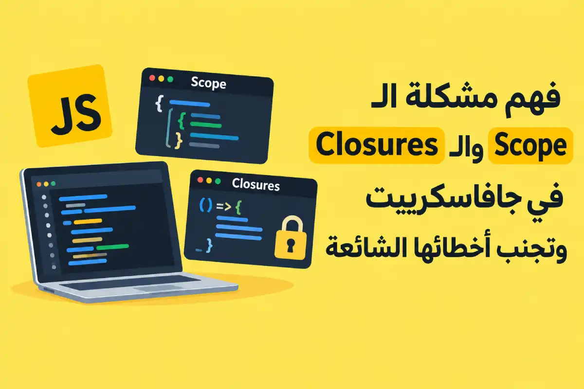 فهم مشكلة الـ Scope والـ Closures في جافاسكريبت وتجنب أخطائها الشائعة