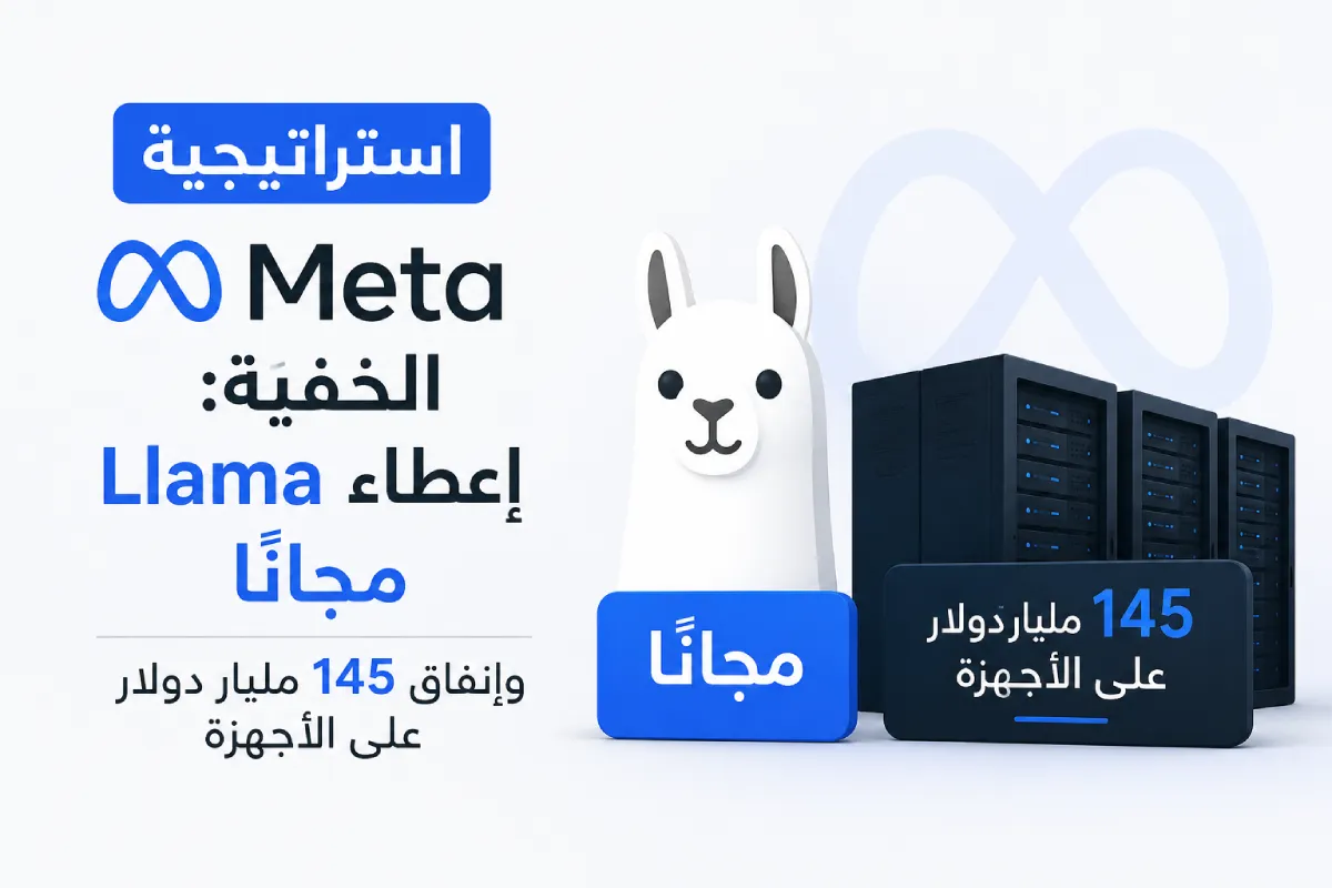 استراتيجية Meta الخفية: إعطاء Llama مجانًا وإنفاق 145 مليار دولار على الأجهزة