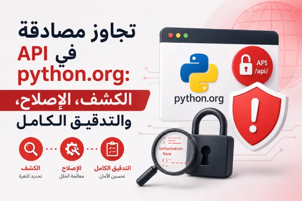 تجاوز مصادقة API في python.org: الكشف، الإصلاح، والتدقيق الكامل