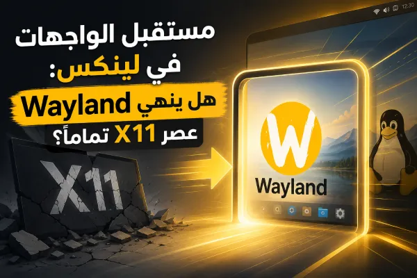 مستقبل الواجهات في لينكس: هل ينهي Wayland عصر X11 تماماً؟